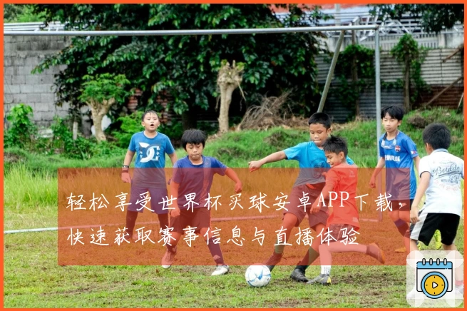 轻松享受世界杯买球安卓APP下载，快速获取赛事信息与直播体验